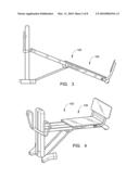 Adjustable User Support Platform for an Inclinable Exercise Device and Method of Use diagram and image