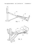 Adjustable User Support Platform for an Inclinable Exercise Device and Method of Use diagram and image