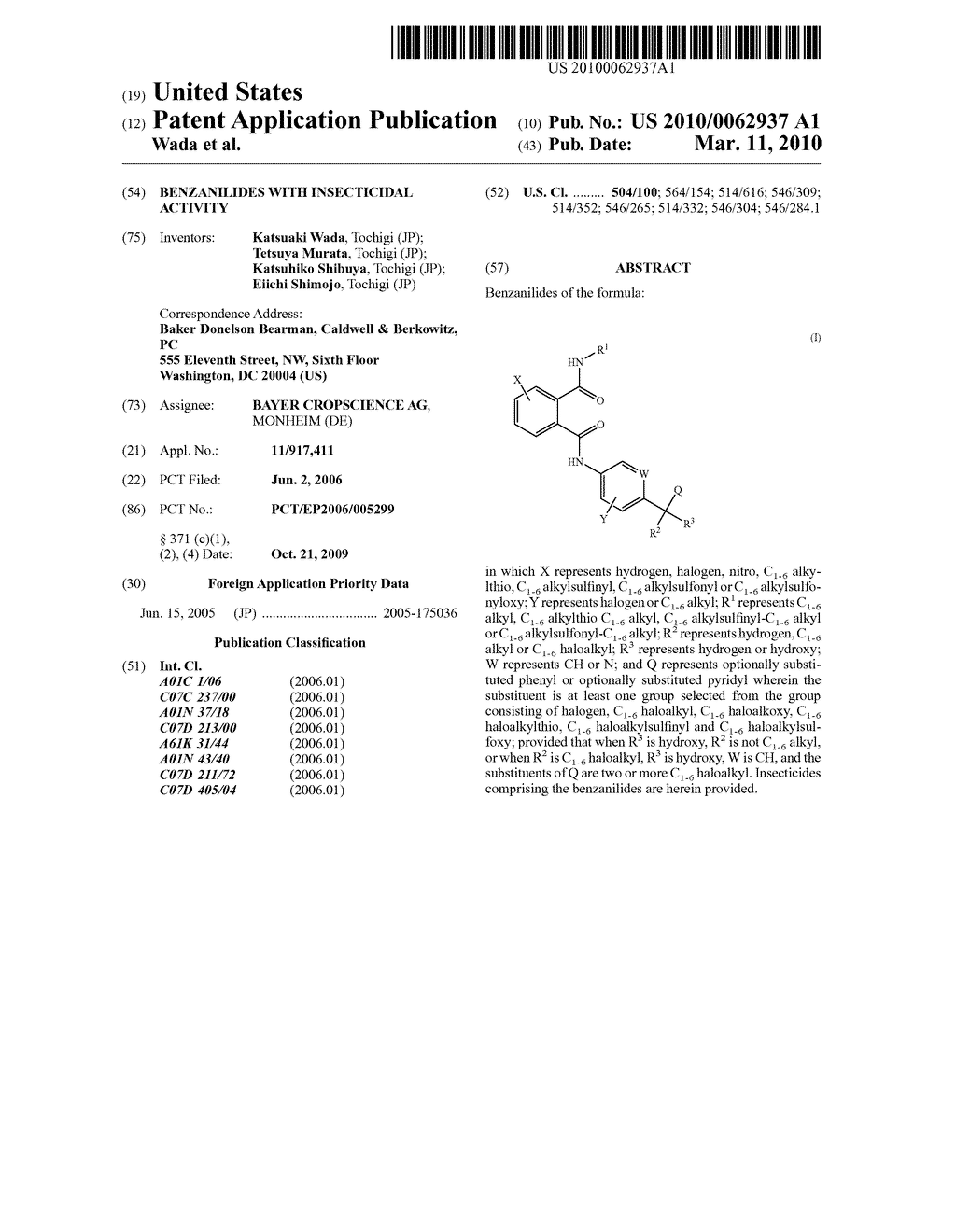 BENZANILIDES WITH INSECTICIDAL ACTIVITY - diagram, schematic, and image 01