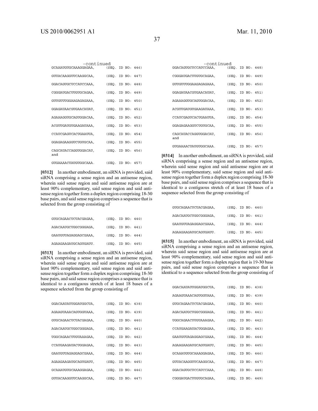 siRNA targeting TIE-2 - diagram, schematic, and image 82