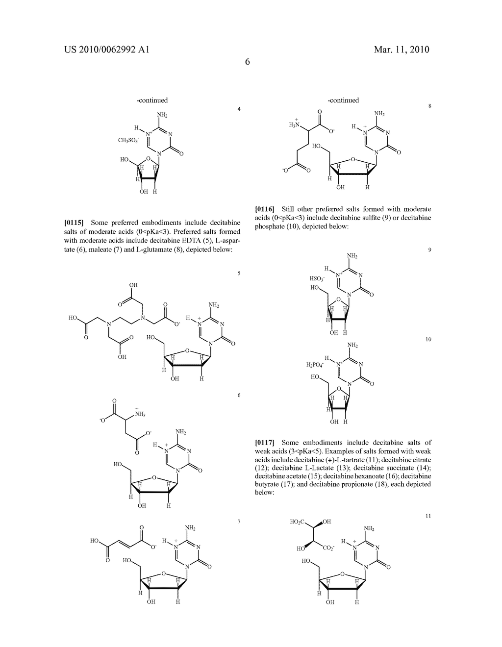 Salts of 5-Azacytidine - diagram, schematic, and image 75