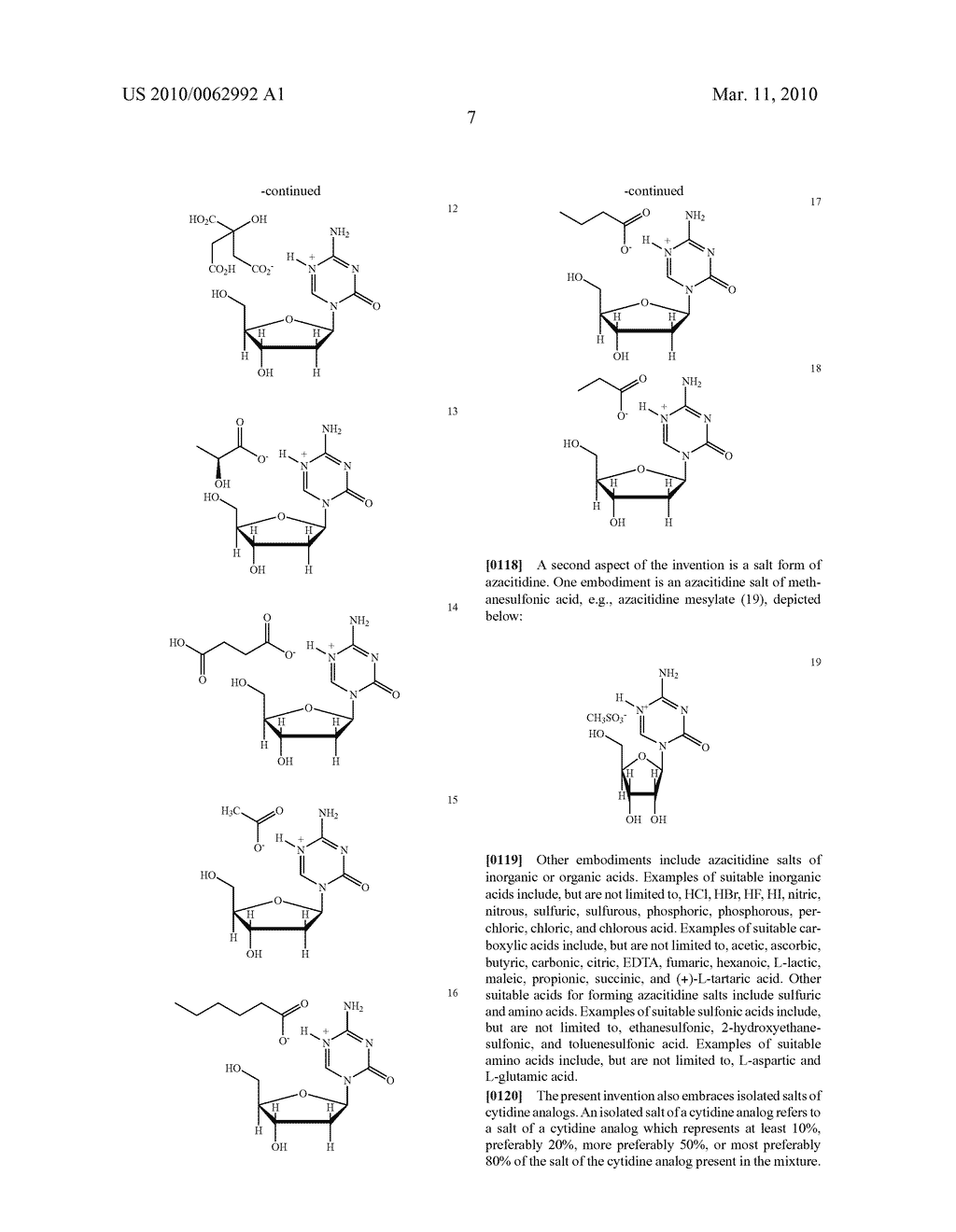 Salts of 5-Azacytidine - diagram, schematic, and image 76