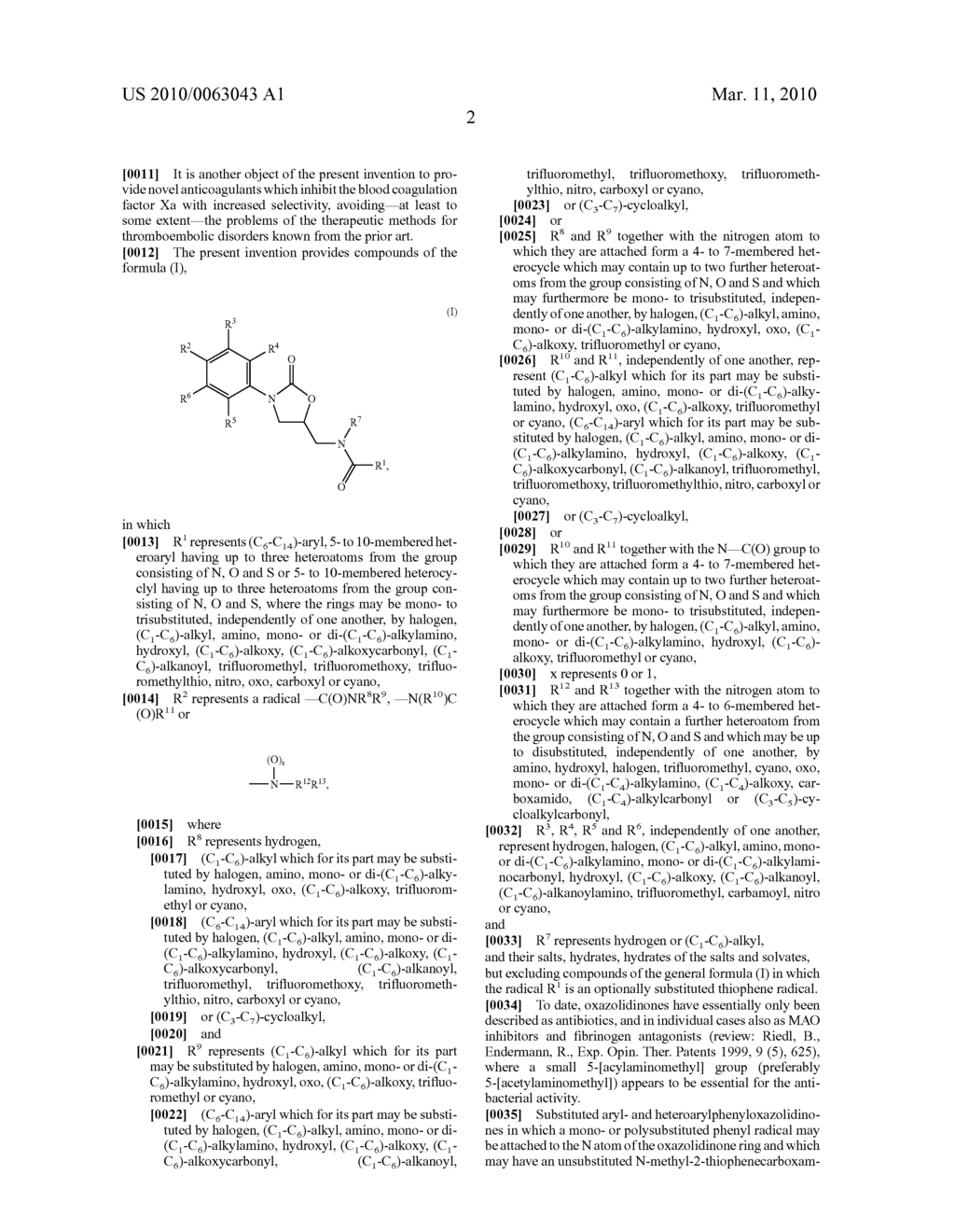 SUBSTITUTED 2-OXO-3-PHENYL-5-CARBONYLAMINOMETHYL-1, 3-OXAZOLINES AND THEIR USE AS ANTICOAGULANT AND ANTITHROMBOTICS - diagram, schematic, and image 03