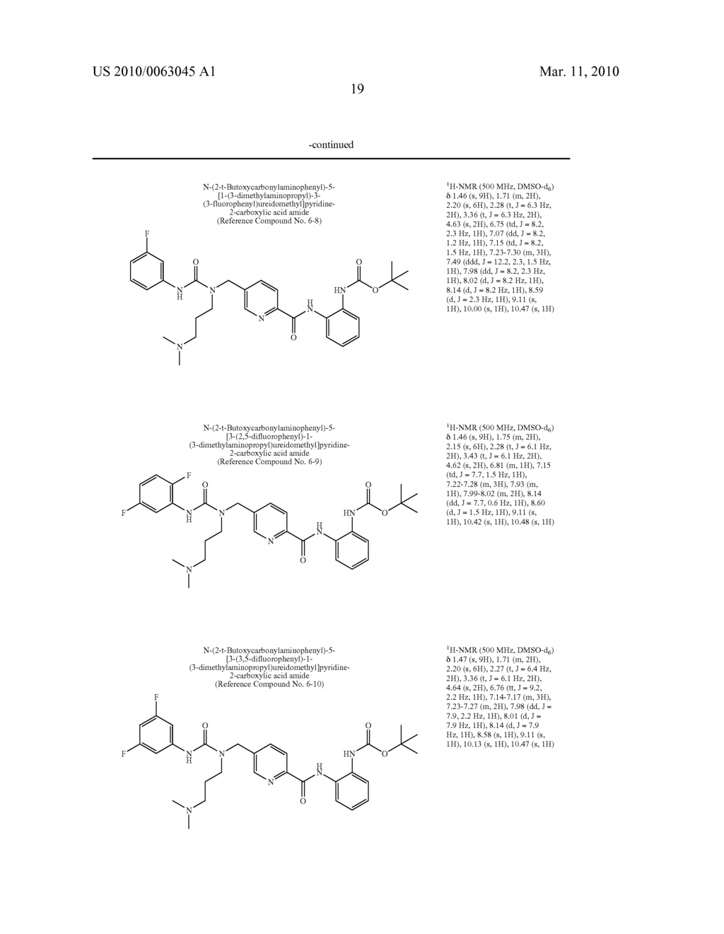 NOVEL PYRIDINECARBOXYLIC ACID (2-AMINOPHENYL) AMIDE DERIVATIVE HAVING UREA STRUCTURE - diagram, schematic, and image 20