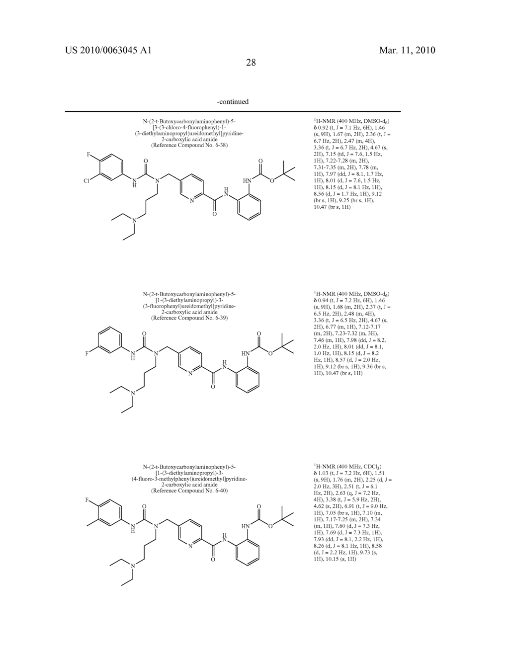 NOVEL PYRIDINECARBOXYLIC ACID (2-AMINOPHENYL) AMIDE DERIVATIVE HAVING UREA STRUCTURE - diagram, schematic, and image 29