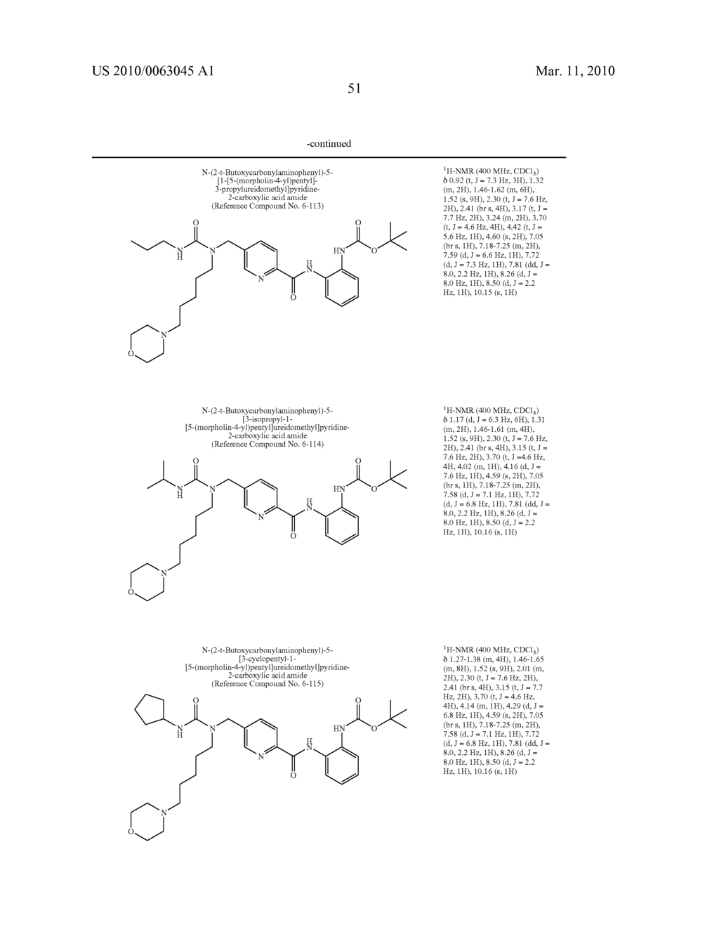 NOVEL PYRIDINECARBOXYLIC ACID (2-AMINOPHENYL) AMIDE DERIVATIVE HAVING UREA STRUCTURE - diagram, schematic, and image 52