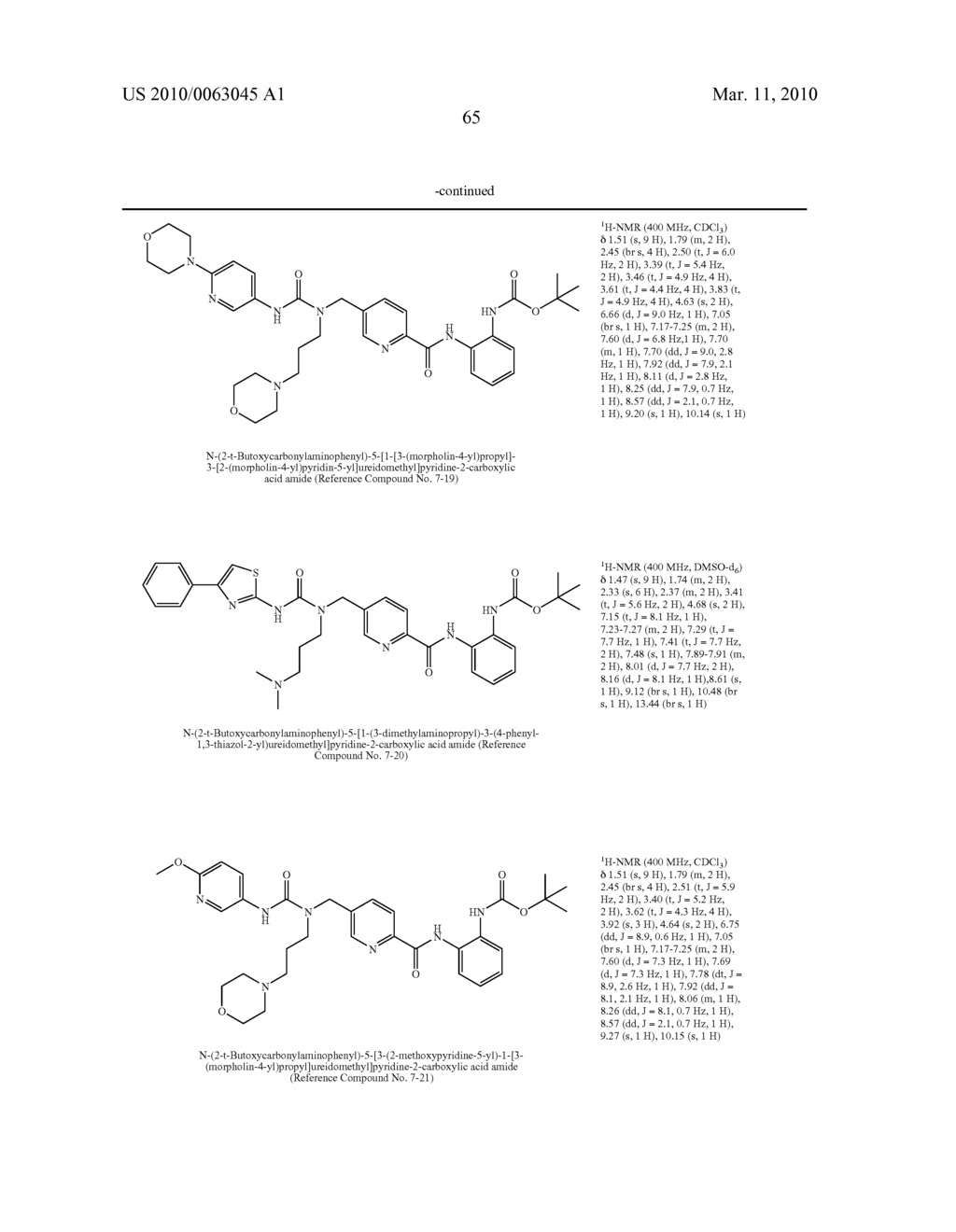 NOVEL PYRIDINECARBOXYLIC ACID (2-AMINOPHENYL) AMIDE DERIVATIVE HAVING UREA STRUCTURE - diagram, schematic, and image 66