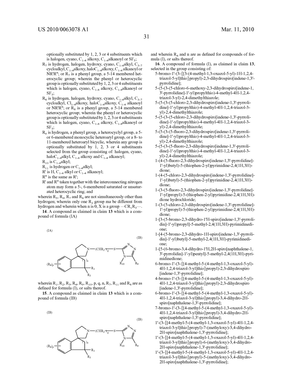 SPIROCOMPOUNDS USEFUL AS MODULATORS FOR DOPAMINE D3 RECEPTORS - diagram, schematic, and image 33