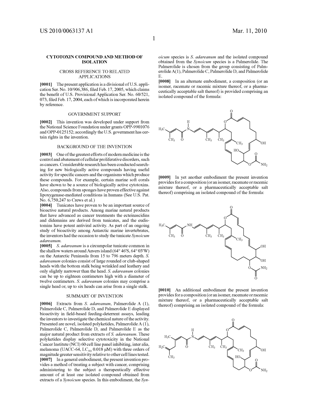 Cytotoxin Compound And Method of Isolation - diagram, schematic, and image 21