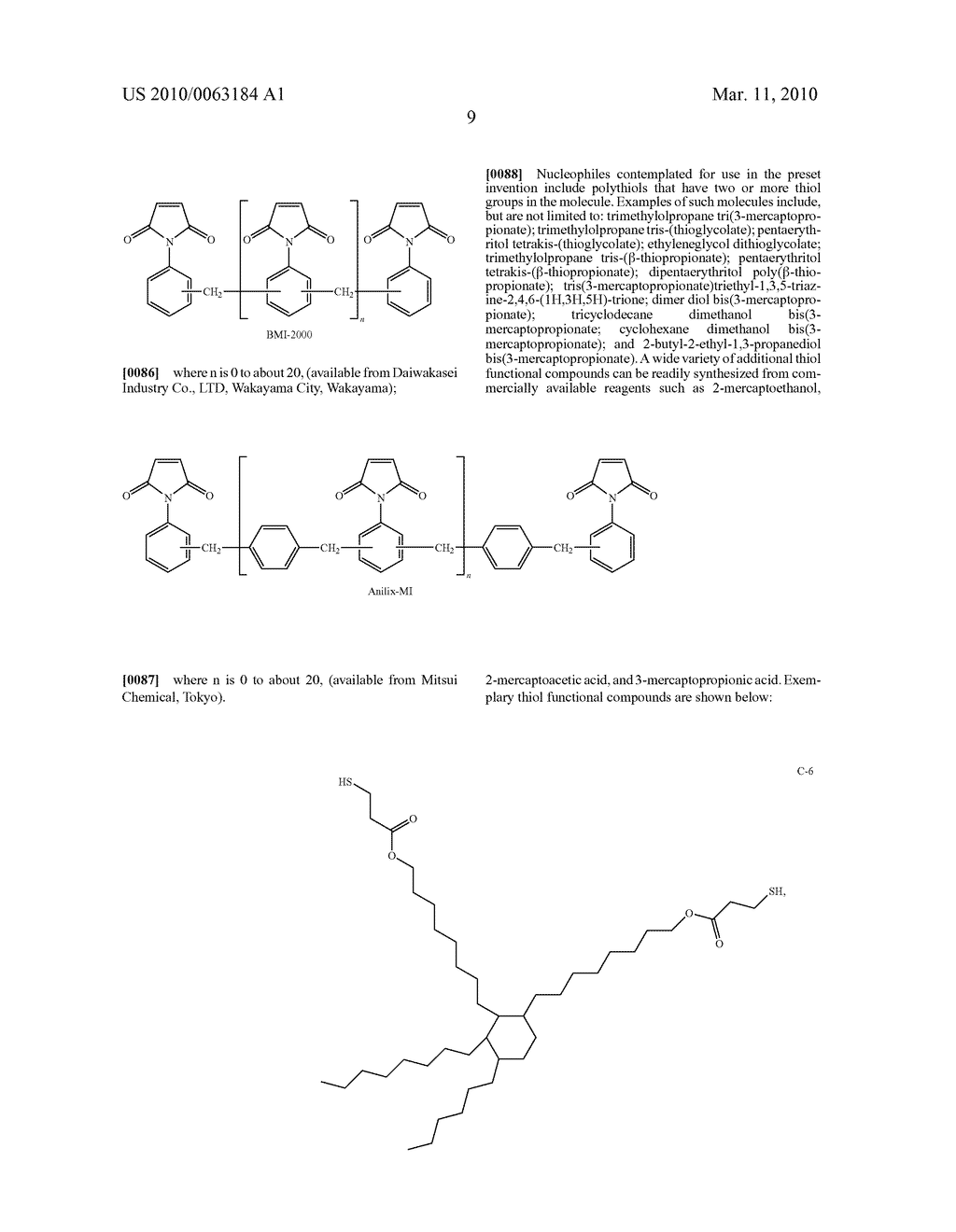LOW TEMPERATURE CURING ACRYLATE AND MALEIMIDE BASED FORMULATIONS AND METHODS FOR USE THEREOF - diagram, schematic, and image 10