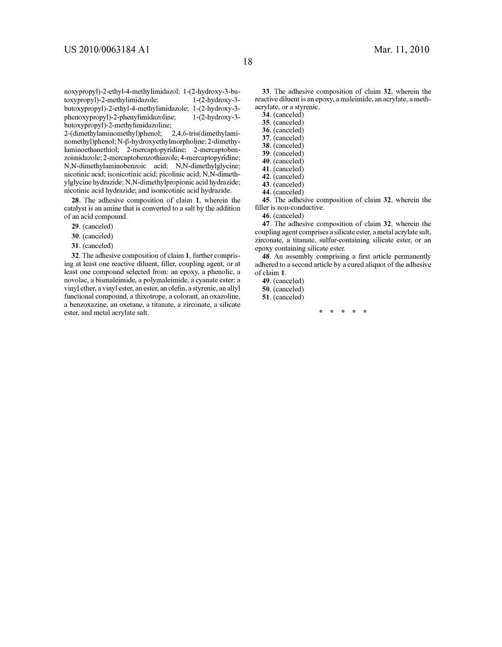 LOW TEMPERATURE CURING ACRYLATE AND MALEIMIDE BASED FORMULATIONS AND METHODS FOR USE THEREOF - diagram, schematic, and image 19