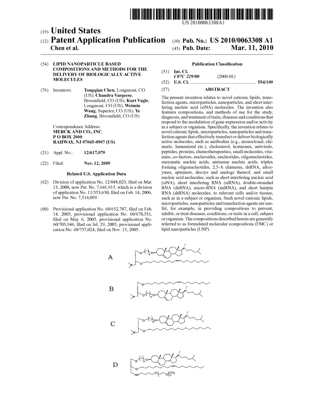 LIPID NANOPARTICLE BASED COMPOSITIONS AND METHODS FOR THE DELIVERY OF BIOLOGICALLY ACTIVE MOLECULES - diagram, schematic, and image 01