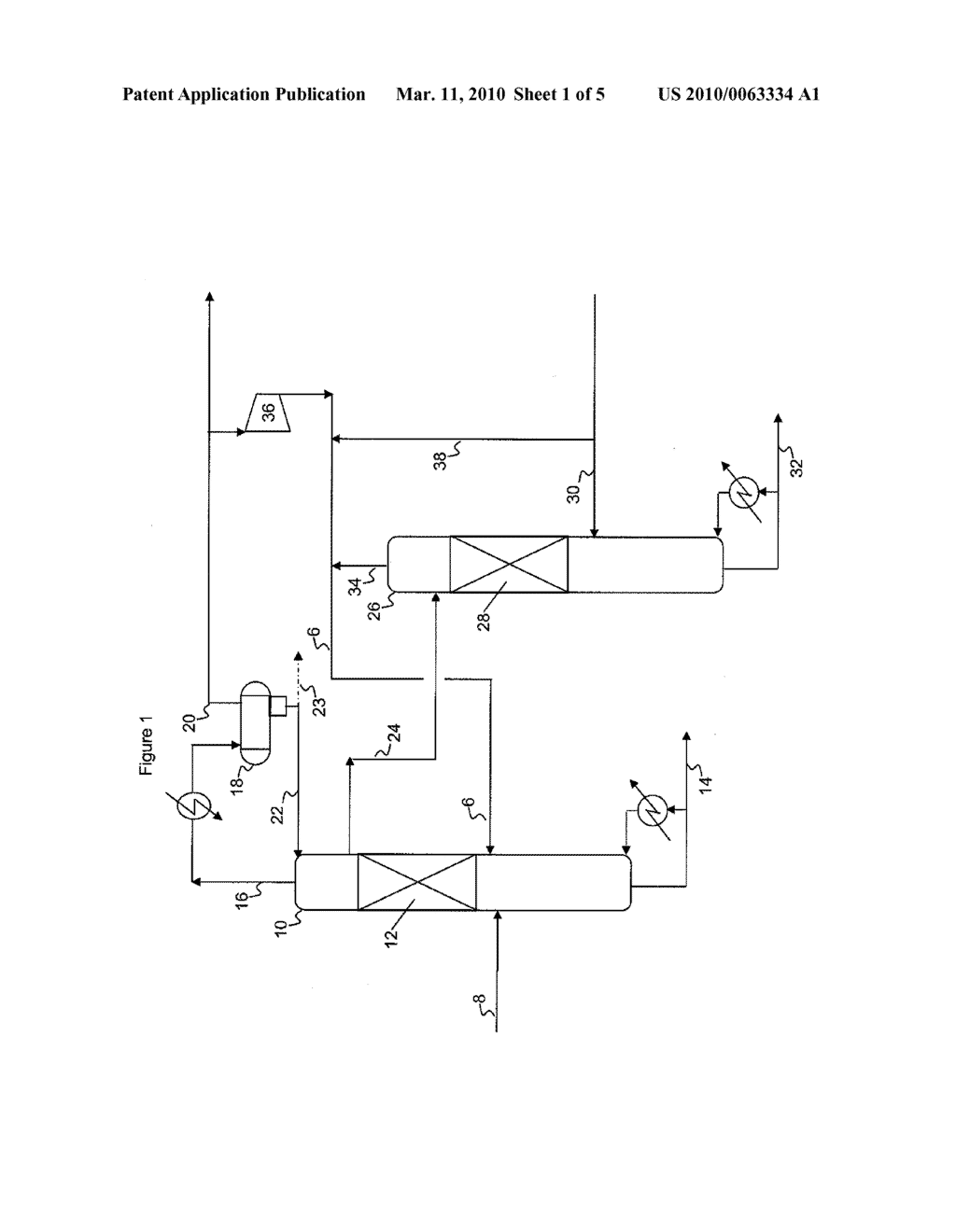 PROCESS FOR ULTRA LOW BENZENE REFORMATE USING CATALYTIC DISTILLATION - diagram, schematic, and image 02