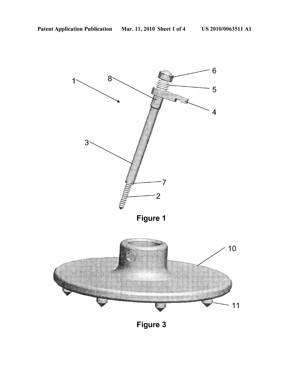 DEVICE FOR FASTENING A MARKER DEVICE TO A BONE - diagram, schematic, and image 02