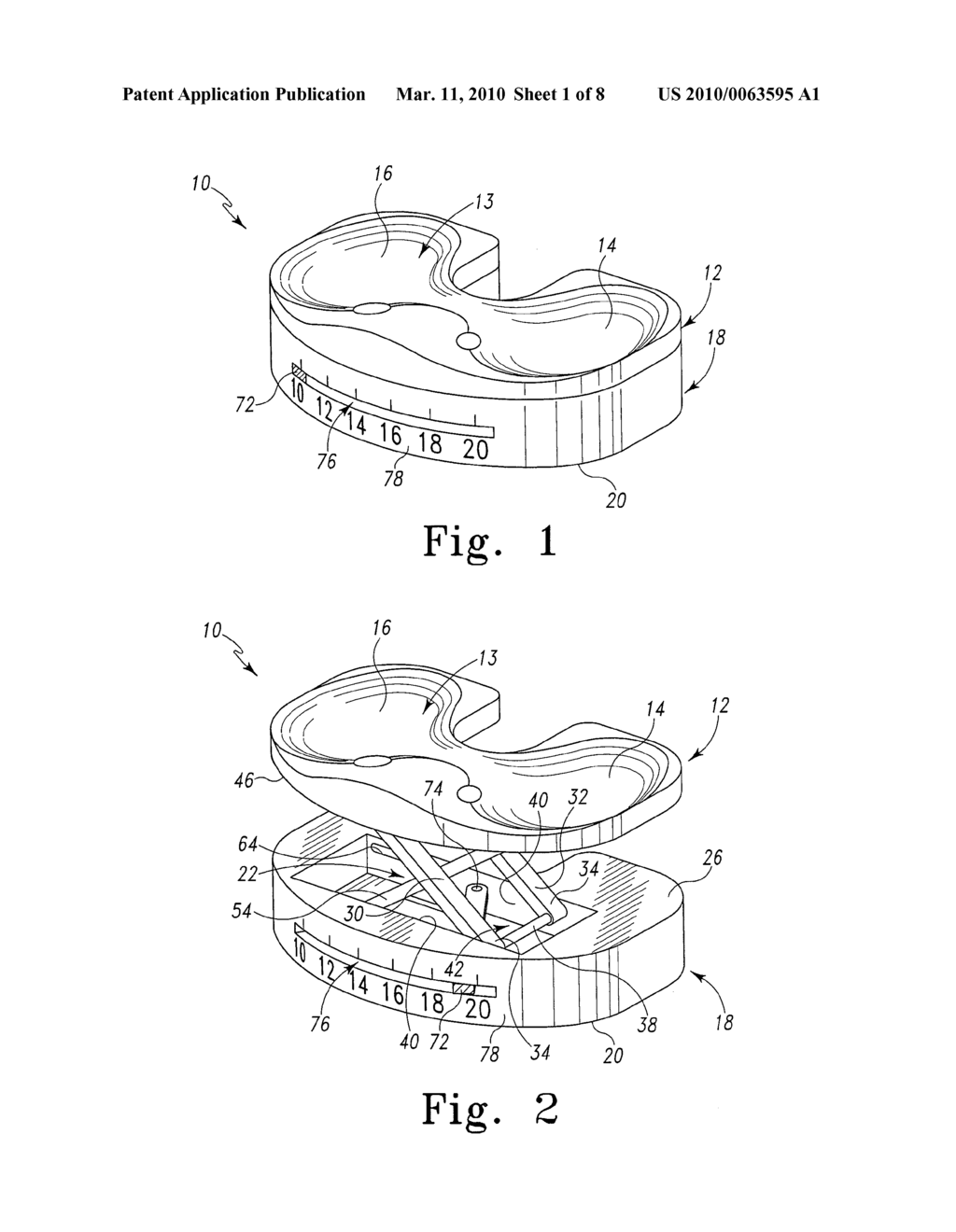 ADJUSTABLE KNEE TIBIAL TRIAL INSERT - diagram, schematic, and image 02