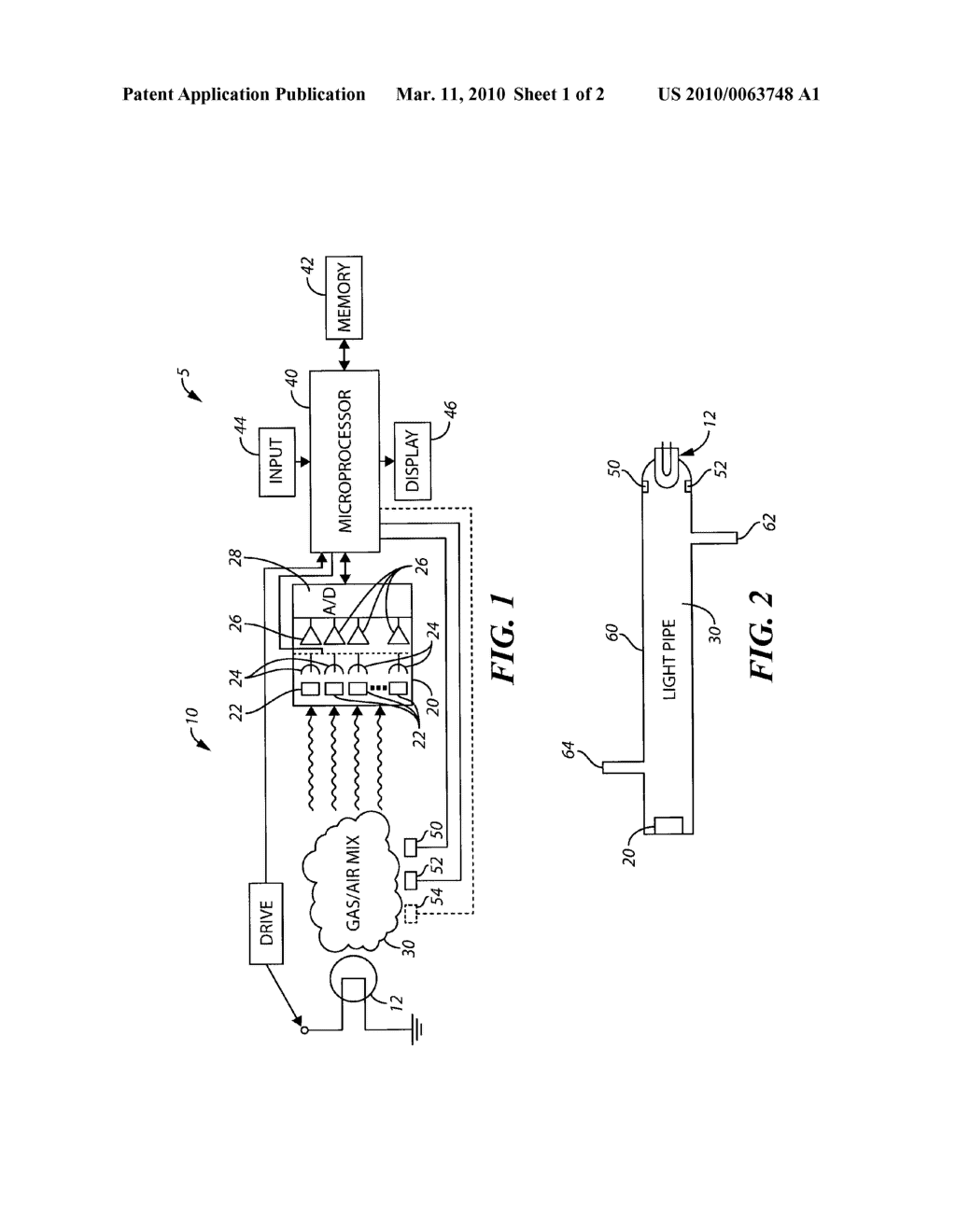 Gas Detector System and Method - diagram, schematic, and image 02