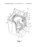 METHOD AND APPARATUS FOR DEFLECTING A SPRAY OF WASH LIQUID TO A DESIRED LOCATION IN A CLEANING APPLIANCE diagram and image