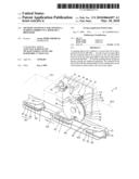 Method and device for affixing a marking ribbon to a book or a brochure diagram and image