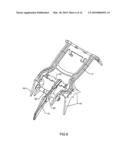 Ice crampon for mountaineering with adjustable front spike diagram and image