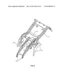 Ice crampon for mountaineering with adjustable front spike diagram and image