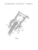 Ice crampon for mountaineering with adjustable front spike diagram and image