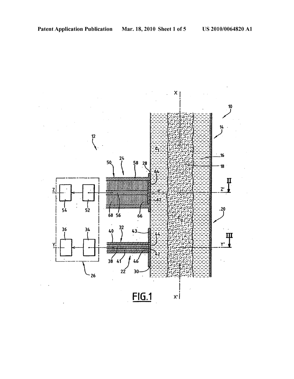 Method and device for measuring a multiple-phase fluid flowing through a pipe - diagram, schematic, and image 02