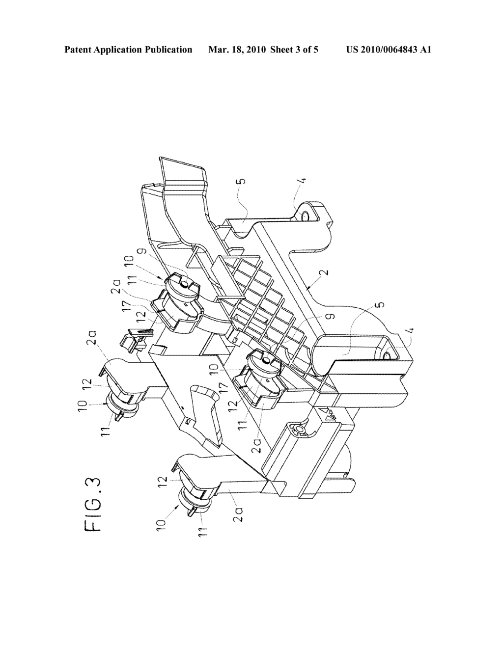 Cover assembly for a motor vehicle gearshift assembly - diagram, schematic, and image 04