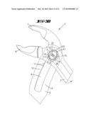 PLIERS WITH PIVOT PIN THAT CAN BE MOVED AGAINST THE FORCE OF A SPRING diagram and image