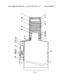 DEVICE FOR TREATING AND PURIFYING A LIQUID PRODUCT diagram and image