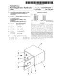 CONTAINER FOR STORING OBJECTS, AND AN ABSORBER ELEMENT FOR SUCH A CONTAINER diagram and image