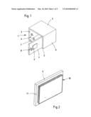 CONTAINER FOR STORING OBJECTS, AND AN ABSORBER ELEMENT FOR SUCH A CONTAINER diagram and image