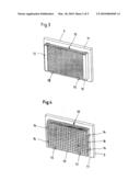 CONTAINER FOR STORING OBJECTS, AND AN ABSORBER ELEMENT FOR SUCH A CONTAINER diagram and image