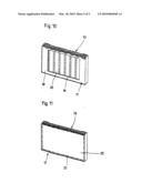 CONTAINER FOR STORING OBJECTS, AND AN ABSORBER ELEMENT FOR SUCH A CONTAINER diagram and image