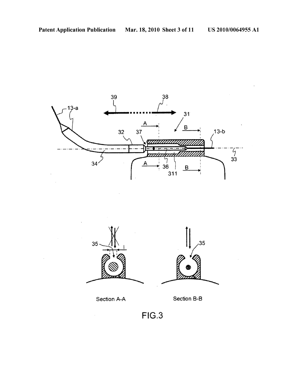 DEVICE FOR AUTOMATICALLY ATTACHING AND DETACHING A TOWED SONAR TRANSMITTER TO AND FROM AN ACTIVE-SONAR TOW LINE - diagram, schematic, and image 04