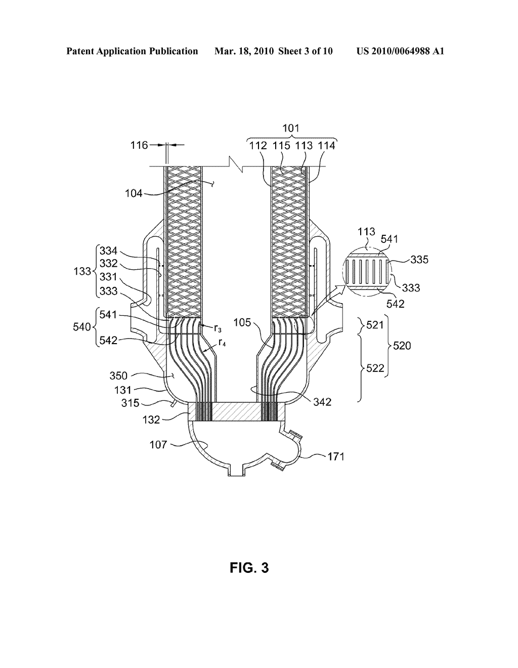 STEAM GENERATOR FOR SODIUM COOLED FAST REACTOR, HEAT TRANSFER TUBES THEREOF, AND LEAK DETECTION UNIT FOR HEAT TRANSFER TUBE THEREOF - diagram, schematic, and image 04