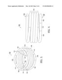 Cam phaser helical bias spring having a square end for retention diagram and image