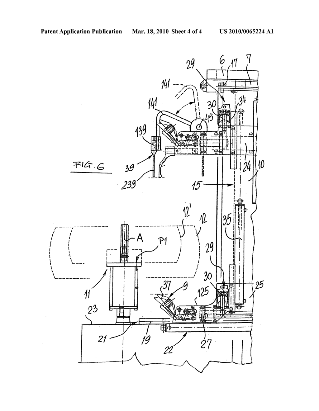 Apparatus for tyre-changing machines - diagram, schematic, and image 05