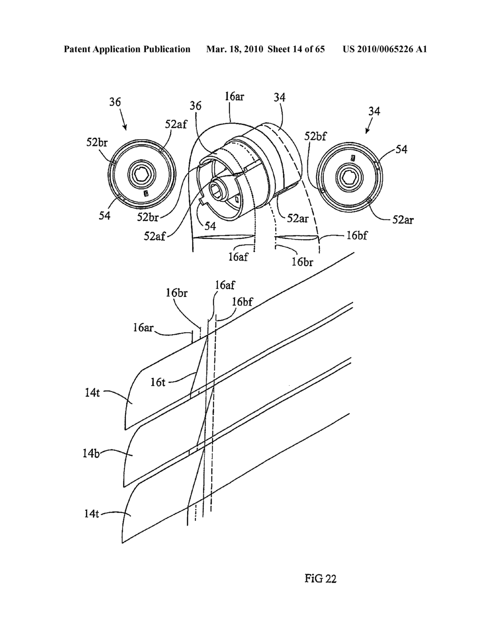 SELECTIVE TILTING FOR BLINDS - VARIABLE RADIUS WRAP DOUBLE PITCH - diagram, schematic, and image 15