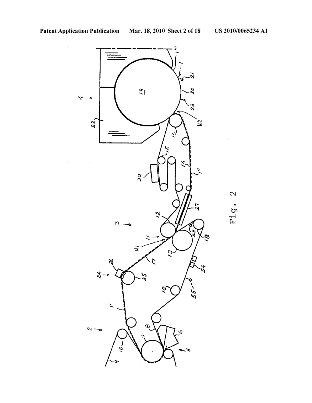 STRUCTURING BELT, PRESS SECTION AND TISSUE PAPERMAKING MACHINE FOR MANUFACTURING A HIGH BULK CREPED TISSUE PAPER WEB AND METHOD THEREFOR - diagram, schematic, and image 03