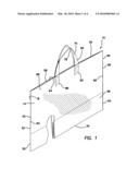 COMBINATION MEAL BAG AND PLACEMAT diagram and image