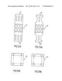 BOTTLE PACKAGING BOX AND CORRESPONDING CUTOUTS diagram and image