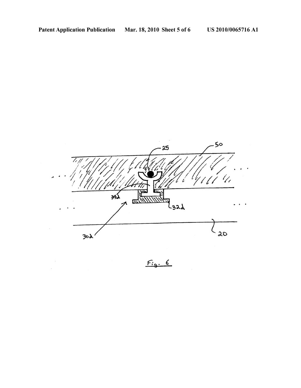 DEVICE FOR ANCHORING CONCRETE TO AN INSULATING PANEL AND FORM EMPLOYING DEVICE - diagram, schematic, and image 06