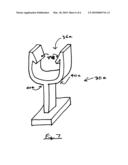 DEVICE FOR ANCHORING CONCRETE TO AN INSULATING PANEL AND FORM EMPLOYING DEVICE diagram and image