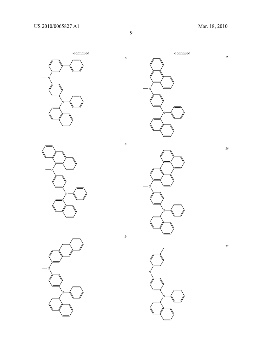 COMPOUNDS AND ORGANIC LIGHT EMITTING DIODE USING THE SAME - diagram, schematic, and image 11