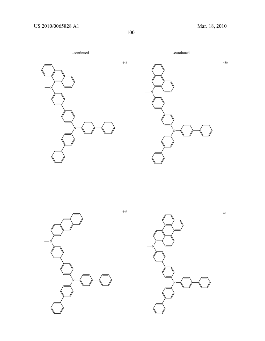  COMPOUNDS AND ORGANIC LIGHT EMITTING DIODE USING THE SAME - diagram, schematic, and image 102