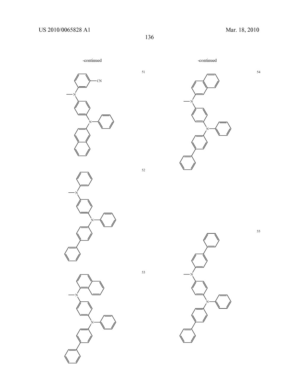  COMPOUNDS AND ORGANIC LIGHT EMITTING DIODE USING THE SAME - diagram, schematic, and image 138