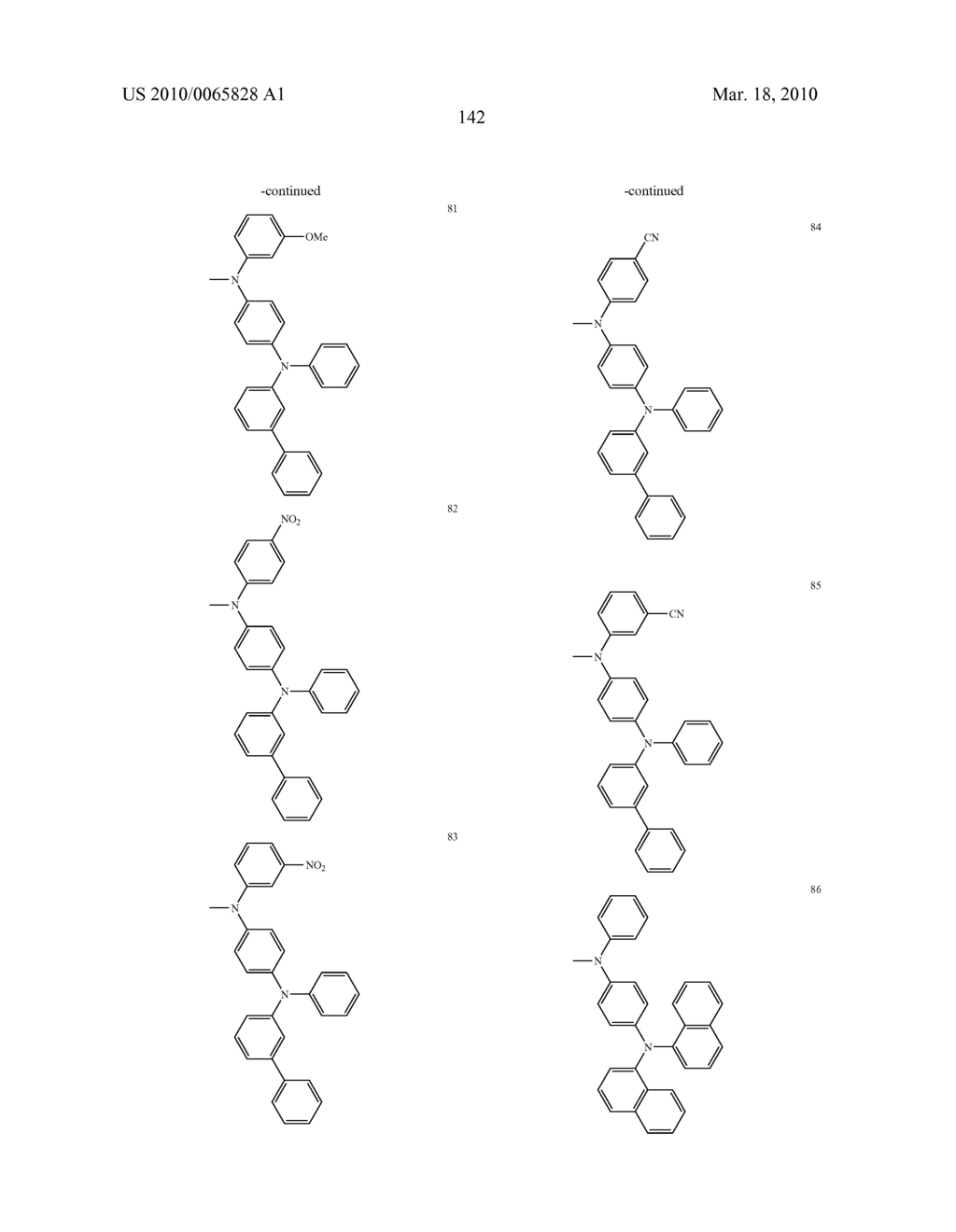  COMPOUNDS AND ORGANIC LIGHT EMITTING DIODE USING THE SAME - diagram, schematic, and image 144