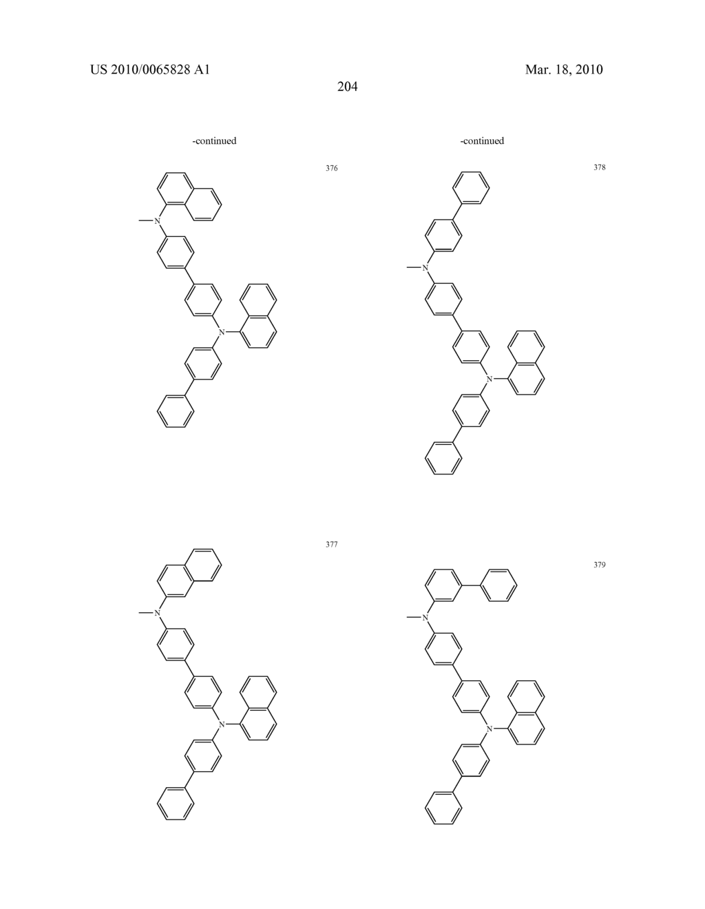  COMPOUNDS AND ORGANIC LIGHT EMITTING DIODE USING THE SAME - diagram, schematic, and image 206