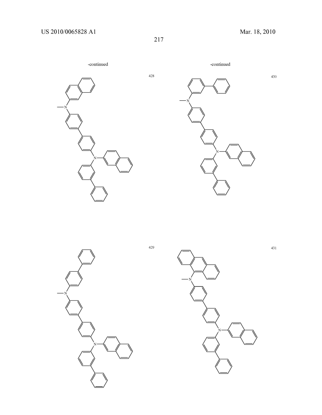  COMPOUNDS AND ORGANIC LIGHT EMITTING DIODE USING THE SAME - diagram, schematic, and image 219