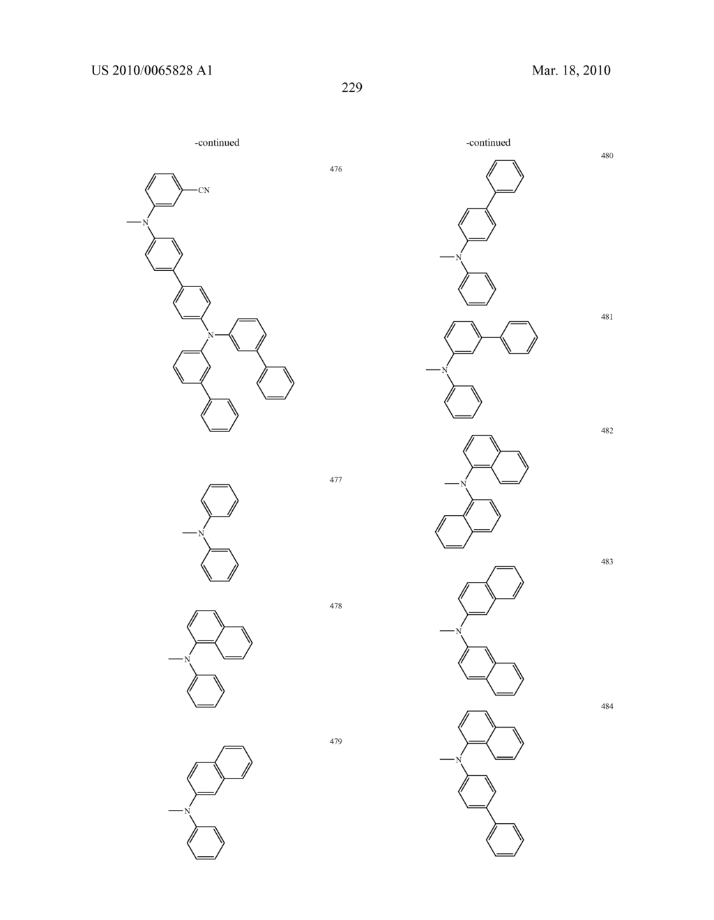  COMPOUNDS AND ORGANIC LIGHT EMITTING DIODE USING THE SAME - diagram, schematic, and image 231